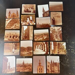 Vintage Photos Lot France 1978 Moet Chandon Winery Nimes Colosseum Roman Tower